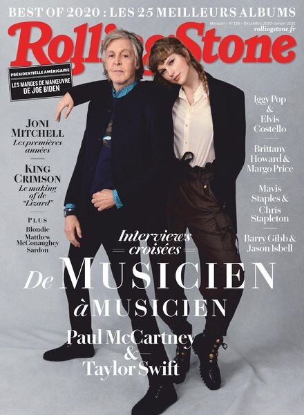 Rolling Stone France – decembre 2020 Cover