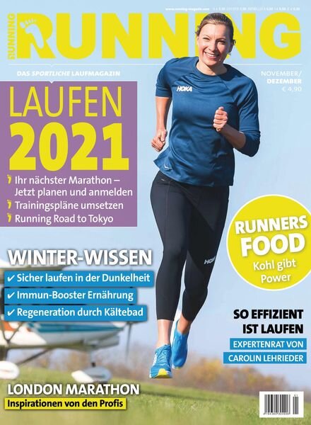 RUNNING Germany – 09 Dezember 2020 Cover