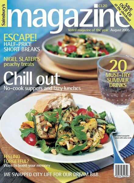 Sainsbury’s Magazine – August 2005 Cover