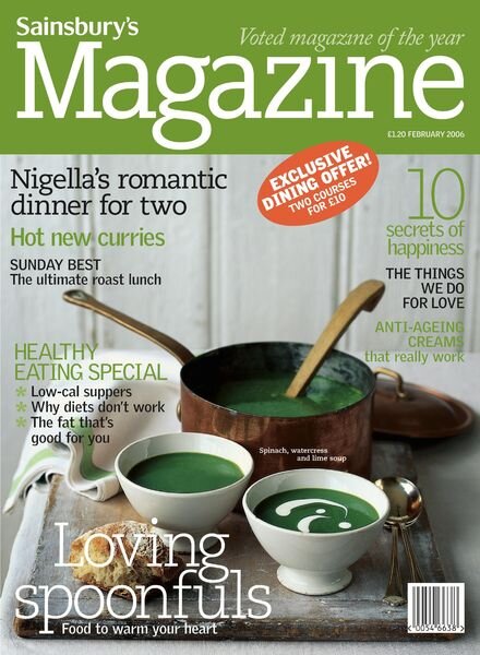 Sainsbury’s Magazine – February 2006 Cover