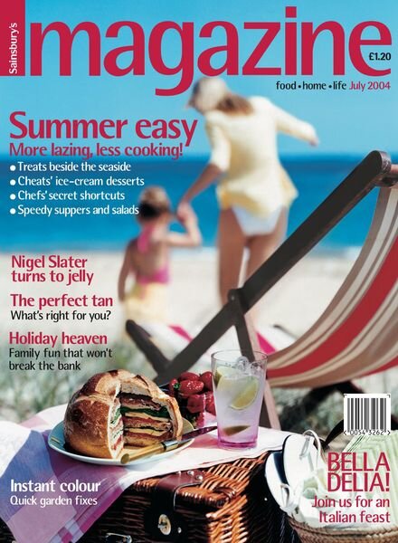Sainsbury’s Magazine – July 2004 Cover