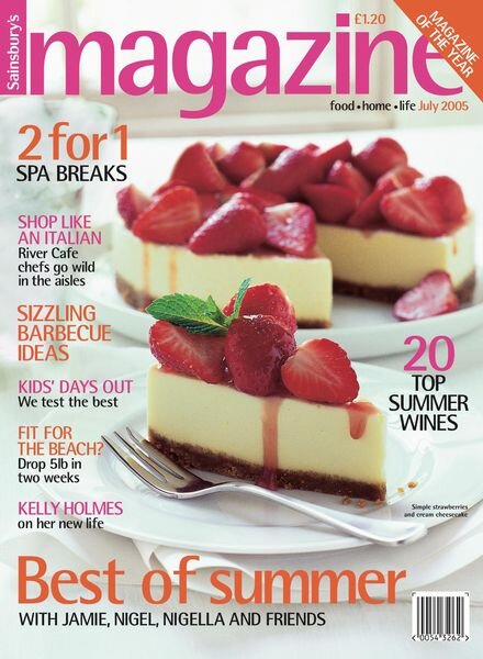 Sainsbury’s Magazine – July 2005 Cover