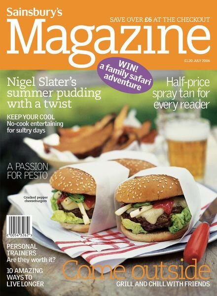 Sainsbury’s Magazine – July 2006 Cover