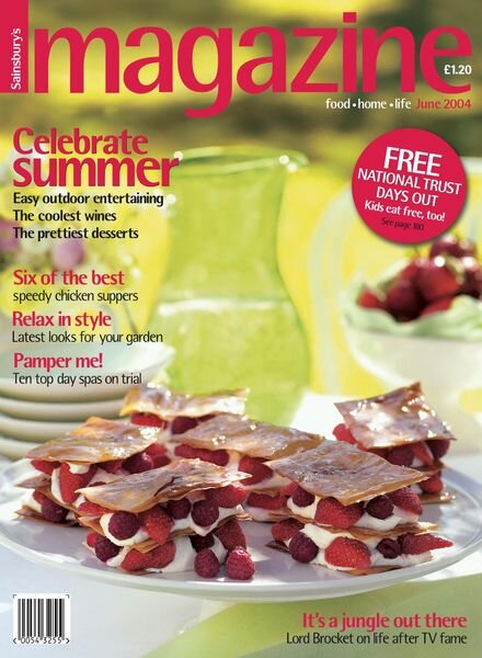 Sainsbury’s Magazine – June 2004 Cover