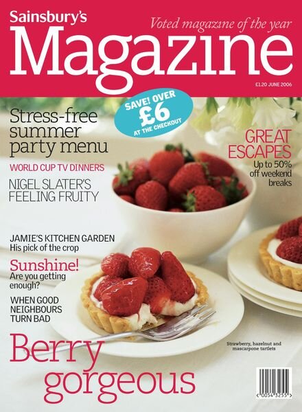 Sainsbury’s Magazine – June 2006 Cover