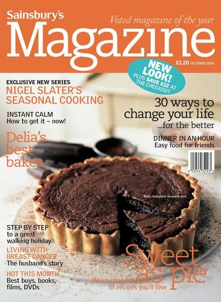 Sainsbury’s Magazine – October 2005 Cover