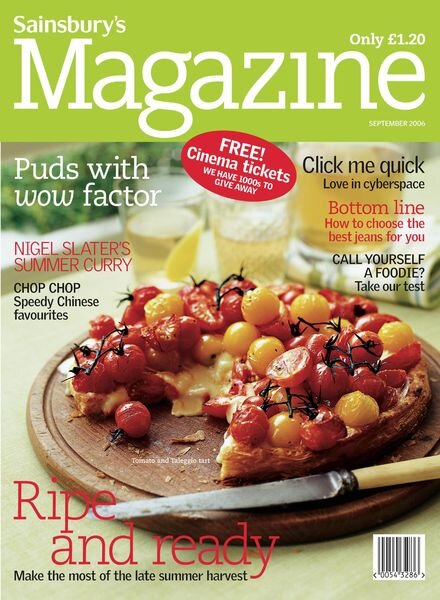 Sainsbury’s Magazine – September 2006 Cover
