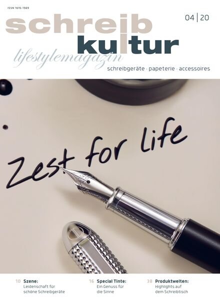 Schreibkultur – 25 November 2020 Cover
