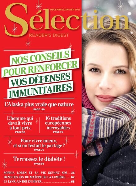 Selection Reader’s Digest France – Decembre 2020 – Janvier 2021 Cover
