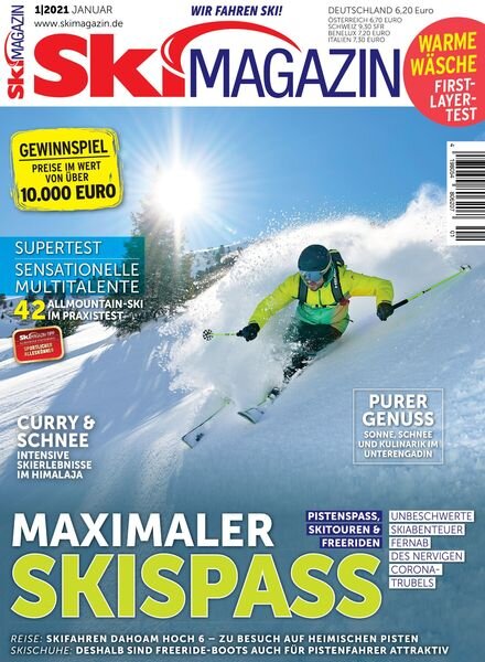 Ski MAGAZIN – 11 Dezember 2020 Cover