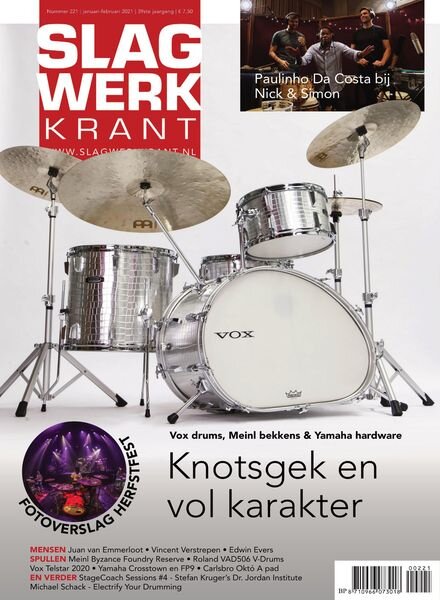 Slagwerkkrant – januari 2021 Cover