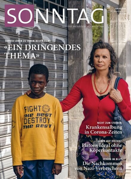 Sonntag – 19 November 2020 Cover