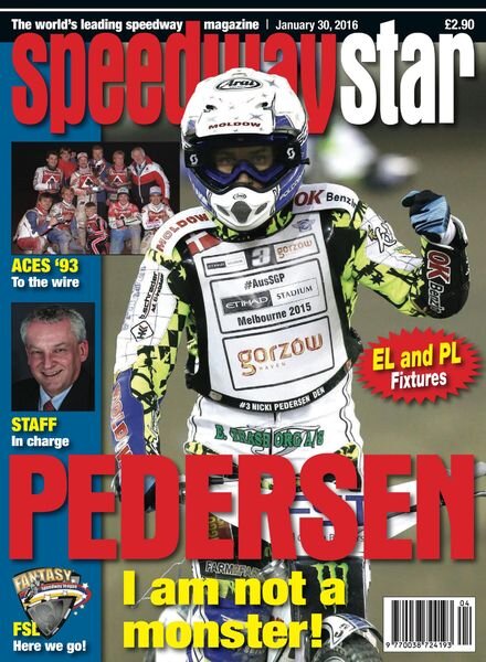 Speedway Star – January 30, 2016 Cover