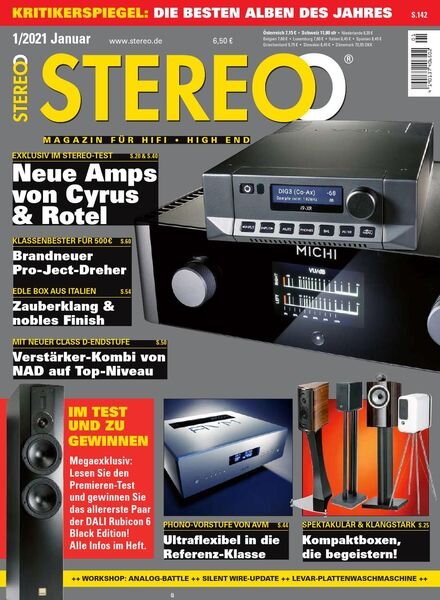 Stereo – Januar 2021 Cover