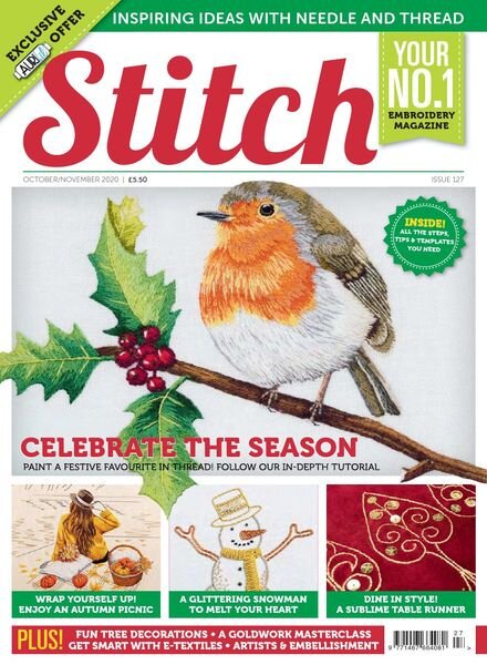 Stitch Magazine – October-November 2020 Cover