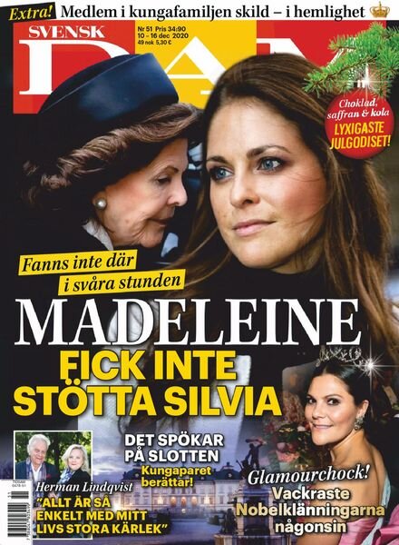 Svensk Damtidning – 10 december 2020 Cover