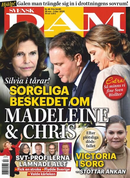 Svensk Damtidning – 26 november 2020 Cover