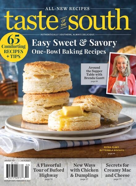 Taste of the South – January 2021 Cover