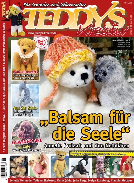 Teddys Kreativ – Februar 2021 Cover