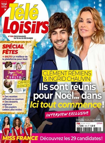 Tele Loisirs – 14 Decembre 2020 Cover
