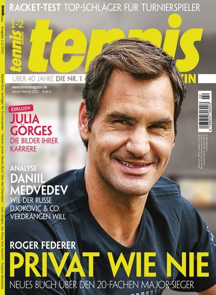 tennis MAGAZIN – 15 Dezember 2020 Cover
