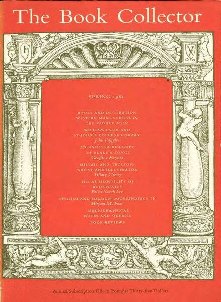 The Book Collector – Spring 1981 Cover