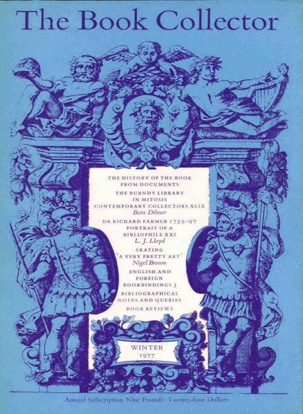 The Book Collector – Winter 1977 Cover