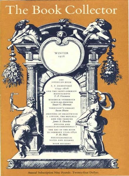 The Book Collector – Winter 1978 Cover