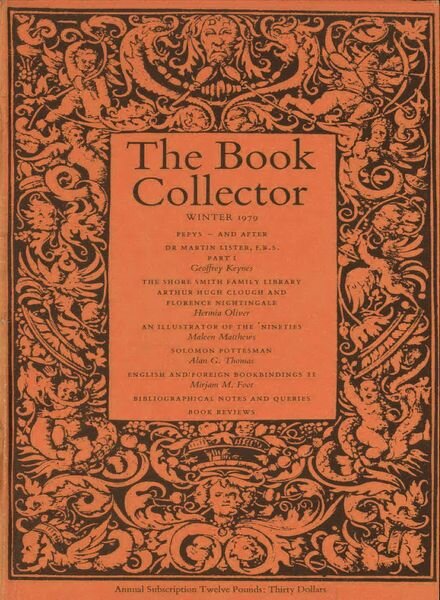 The Book Collector – Winter 1979 Cover