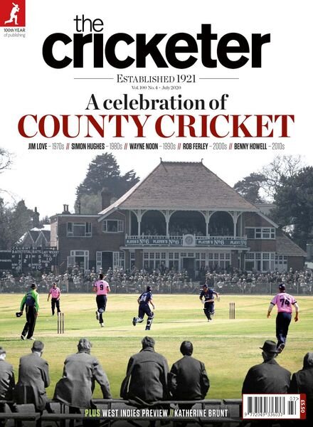 The Cricketer Magazine – July 2020 Cover