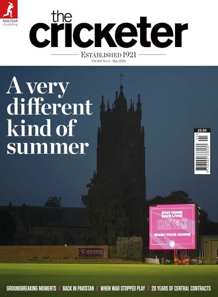 The Cricketer Magazine – May 2020 Cover