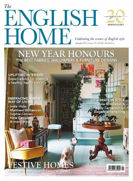The English Home – January 2021 Cover