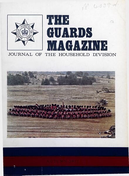 The Guards Magazine – Autumn 1971 Cover