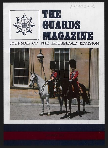 The Guards Magazine – Summer 1975 Cover