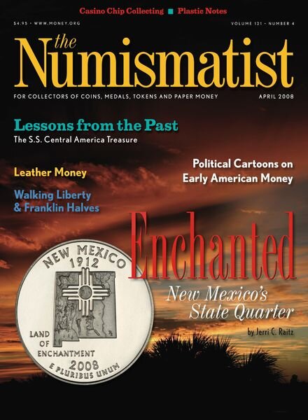 The Numismatist – April 2008 Cover
