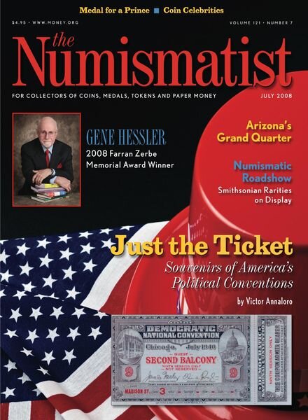 The Numismatist – July 2008 Cover