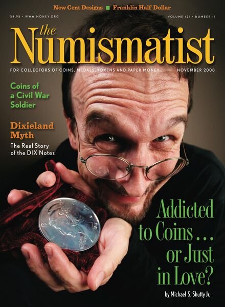 The Numismatist – November 2008 Cover