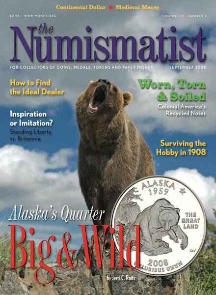 The Numismatist – September 2008 Cover
