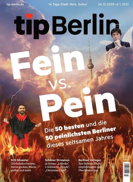 tip Berlin – 23 Dezember 2020 Cover