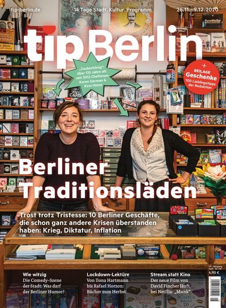 tip Berlin – 25 November 2020 Cover