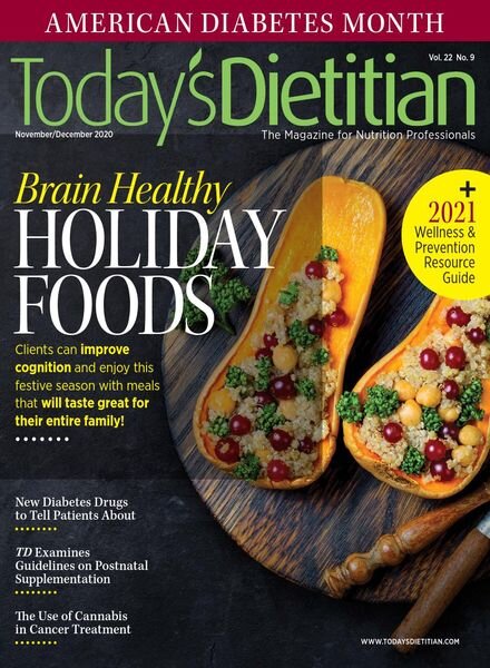 Today’s Dietitian – November-December 2020 Cover