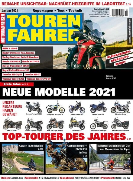 Tourenfahrer – Januar 2021 Cover