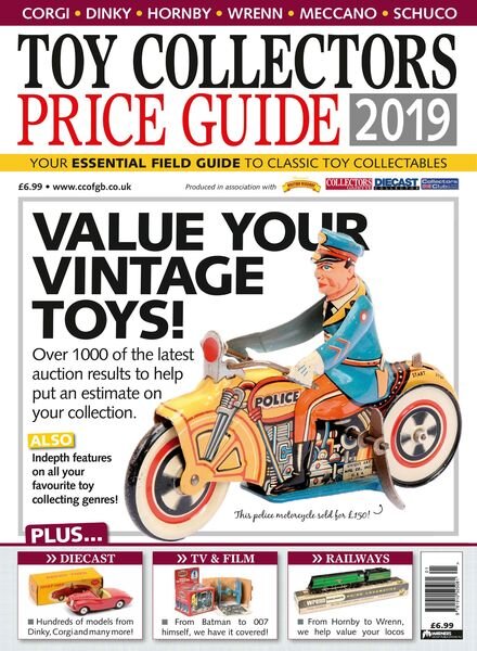 Toy Collectors Price Guide – 2019 Cover