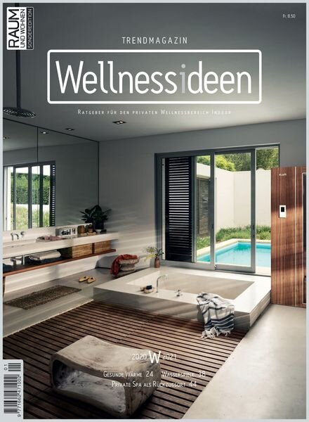 Trendmagazin Wellnessideen – November 2020 Cover