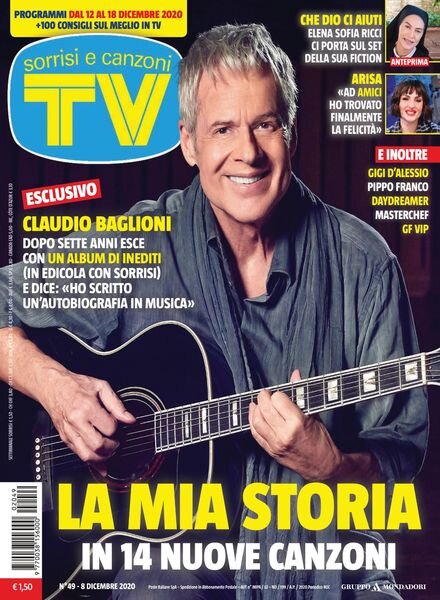 TV Sorrisi e Canzoni – 08 dicembre 2020 Cover