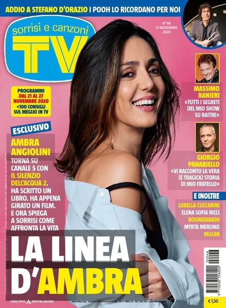 TV Sorrisi e Canzoni – 17 Novembre 2020 Cover