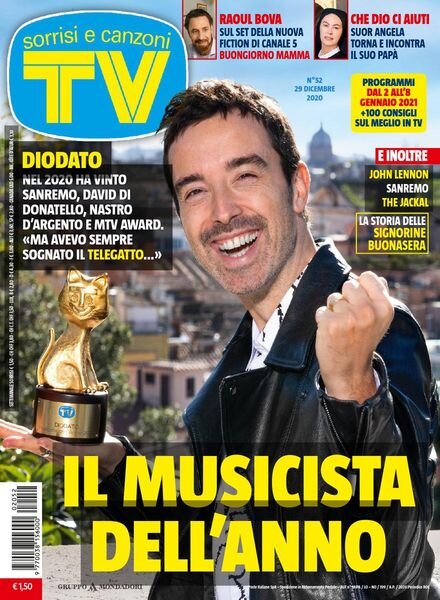 TV Sorrisi e Canzoni – 29 Dicembre 2020 Cover