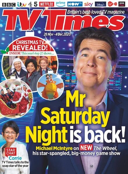 TV Times – 28 November 2020 Cover