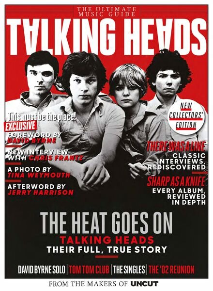 Uncut The Ultimate Music Guide – Talking Heads – November 2020 Cover