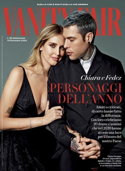 Vanity Fair Italia – 16 dicembre 2020 Cover